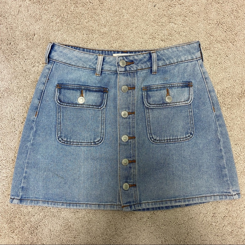 Pacsun Jean Mini Skirt